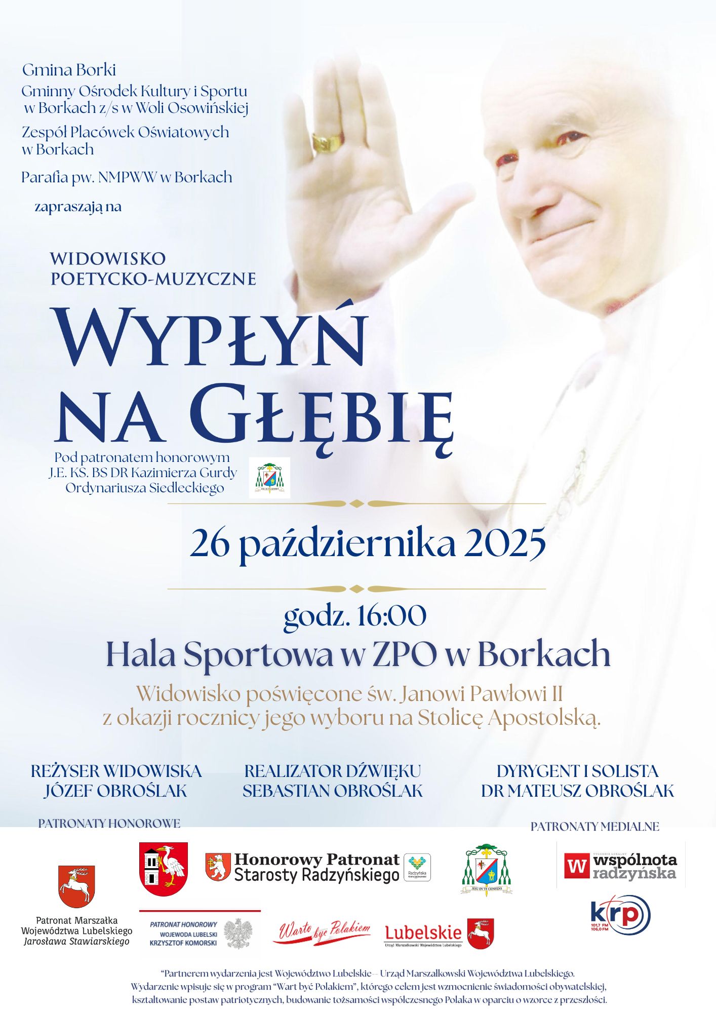 Plakat wypłyń na głębię